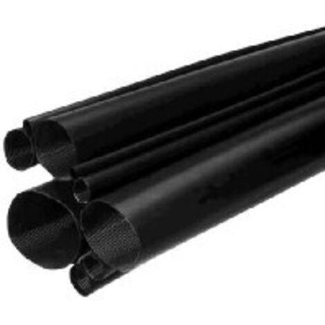 3M Deutschland Warmschrumpfschlauch mit.w12/3 mm,sw. MDT-A 12/3