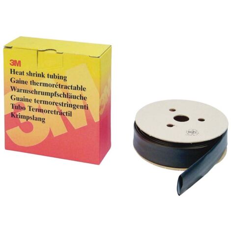 3M Deutschland Warmschrumpfschlauch Rolle 2,4/1,2mm,sw,dünnw. HSR 2,4/1,2 sw