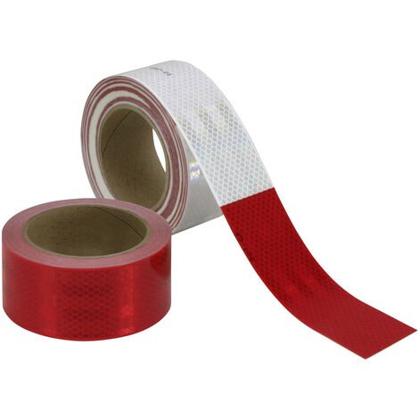 3M Diamond Grade™ 983-326 983326 Reflexfolie Rot, Weiß 45.7 m (L x B) 45.7 m x 50.8 mm