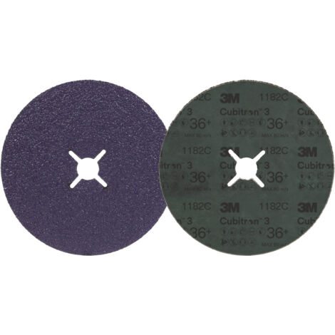 3M - Disco fibrato Cubitron III (CER) 1182C, ⌀ 115 mm, Grana: 36