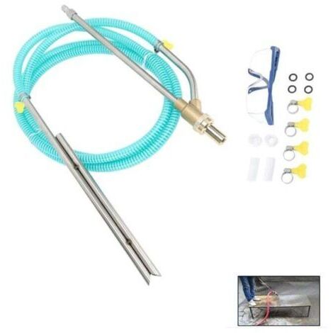 3M Dispositif d'hydrosablage,Kit de sablage haute pression,Maison Haute Pression Lance Voiture Rondelle Humide Sablage Kit pour Véhicule Nettoyage、Enlève Dirt & Rouille