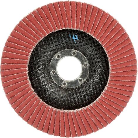 3M Fächerschleifscheibe 969F Cubitron II, Glasgewebeteller, flach, 125 mm Durchmesser, Körnung: 60