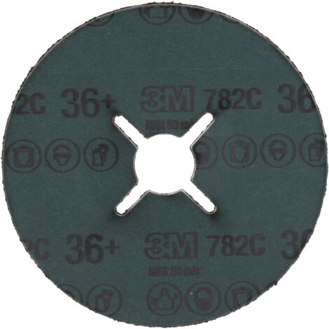 3M Fiberscheibe (CER) 782C, 125 mm Durchmesser, Körnung: 60