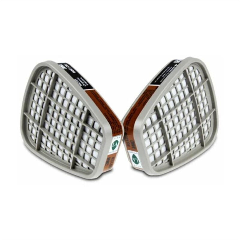 Fitags - 3M Filtre 6001CN Cartouche A2 pour Respiratoire Serie 6000 – 2 Cartouches (1 Paire)