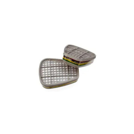 3M – Filtre antigaz ABEK1 K6059 – Cartouche de rechange pour masque de protection – Pour vapeur organique et gaz acide – Sachet de 2
