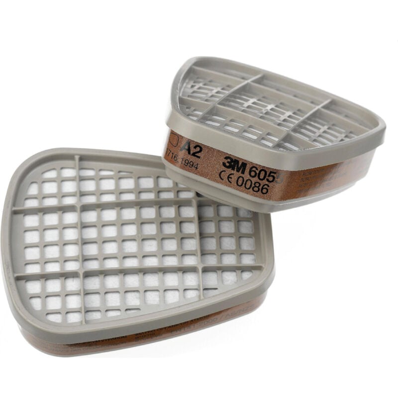 3M - 6055 A2 filtre à gaz et à vapeur (2 pièces) - 7000034749