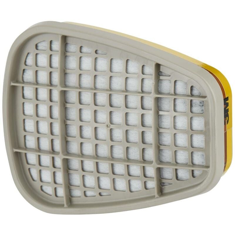 3M - Filtre à gaz/vapeurs A1 + formaldéhyde 6075 8 pc(s)