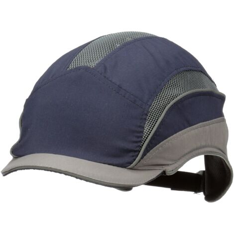 3M™ First Base™ 3 Bump Cap 2031215, Elite, blu navy/grigio, visiera micro, 25 mm