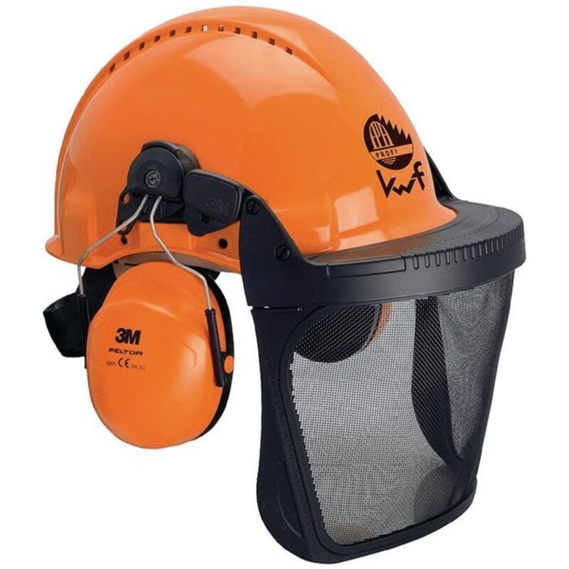 G3000 7100330455 Casque de sylviculture orange - 3M