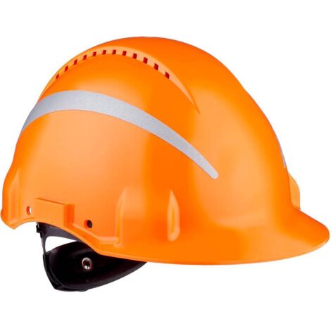 3M G3000 Reflex Casque de protection orange vif