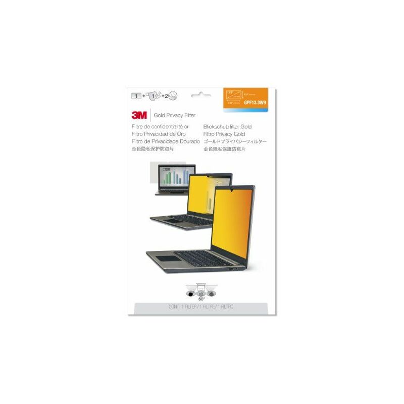 Image of 3M - Filtro Privacy oro per laptop widescreen da 12,5"