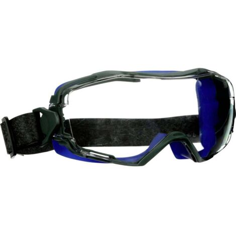 3M GG6001NSGAF-BLU LUNETTES INTÉGRALES AVEC PROTECTION ANTI-BUÉE BLEU DIN EN 166, DIN EN 170