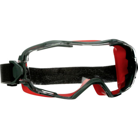 3M  GG6001SGAF-RED Vollsichtbrille mit Antibeschlag-Schutz, mit Antikratz-Schutz Rot EN 166, EN 170
