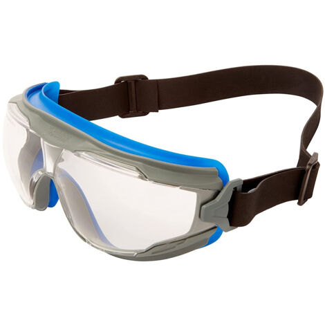 3M GOGGLE GEAR 500 GG501NSGAF-BLU GAFAS INTEGRADAS CON PROTECCIÓN ANTI-BU E AZUL, GRIS DIN EN 166 1 UZA(S)