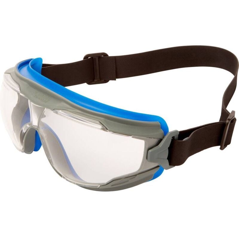 Goggle Gear 500 GG501NSGAF-BLU Lunettes intégrales avec protection anti-buée bleu, gris en 166 din 166 - 3M