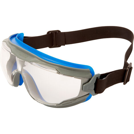 3M Goggle Gear 500 GG501NSGAF-BLU Vollsichtbrille mit Antibeschlag-Schutz Blau, Grau EN 166 DIN 166