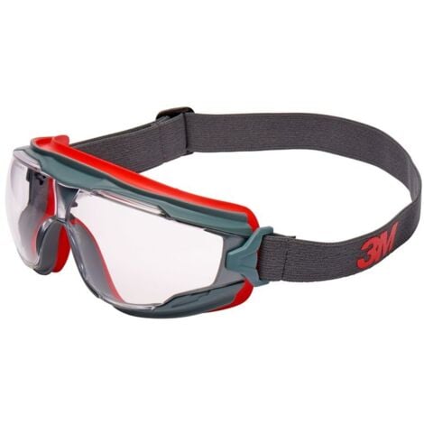 3M Goggle Gear 500 Safety Goggles, Scotchgard Anti-Fog / Anti-Scratch Coating (K