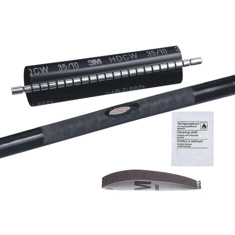 3M HDCW-35/10-250  Warmschrumpf-Verbindungsgarnitur ohne Schraubverbinder Kabel-Ø-Bereich: 10 - 35 m