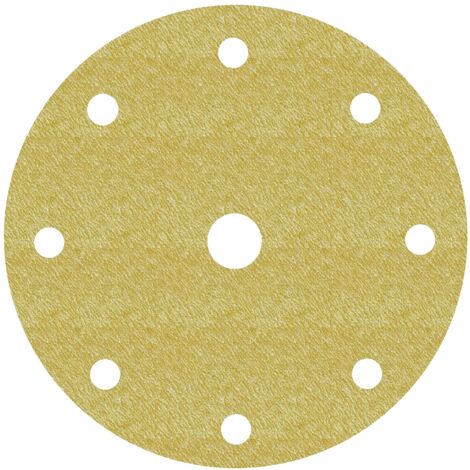 3M I00530 - Caja de 100 discos de 150 mm de papel C autoadherente con abrasivo AlOx y antiembozante (8 agujeros grano 240)