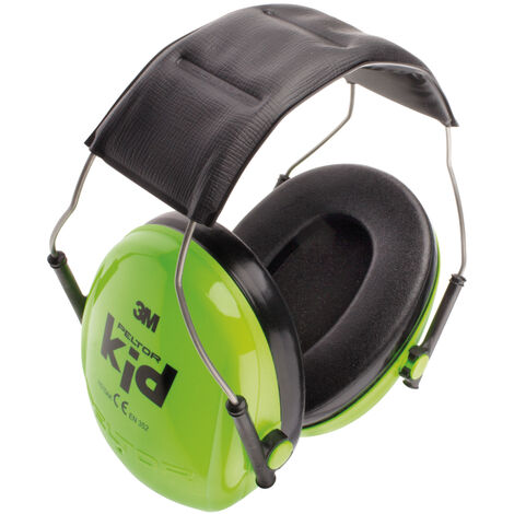 3M Kapselgehörschutz mit Kopfband Peltor Kid Neongrün Neongrün