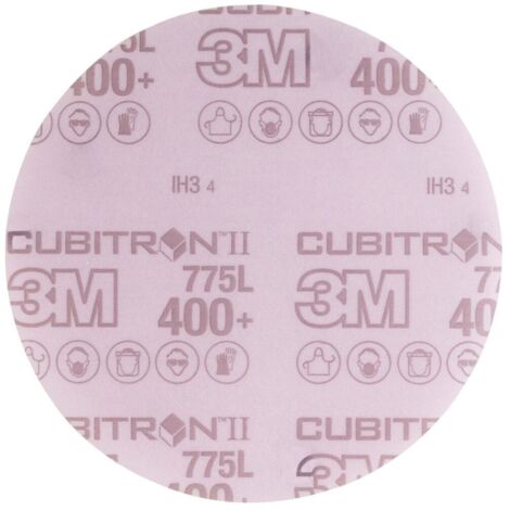 3M Klett-Schleifscheibe (CER) Hookit 775L Ungelocht,⌀ 150 mm, Körnung: 180