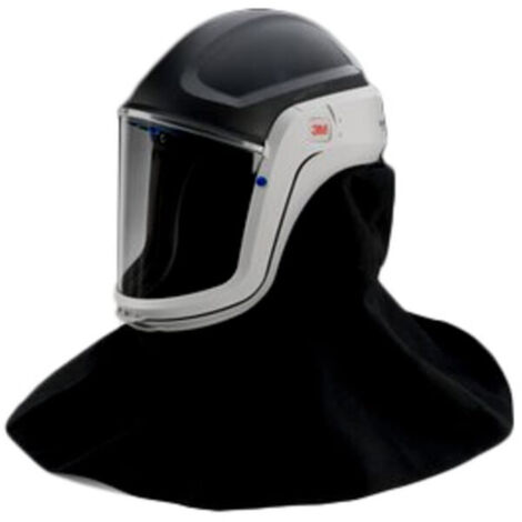 3M – Masque intégral M-407 – Protection complète visage et tête – Visière polycarbonate clair – Normes EN12941 et EN14594