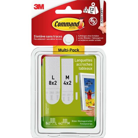 3M Crochet Command pour panier de salles de bains et douche (L x l x H) 127  x 64 x 41 mm blanc Contenu: 1 pc(s) - Conrad Electronic France