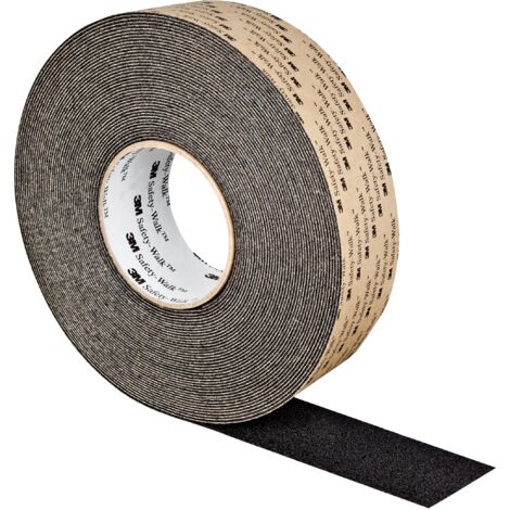 3M Nastro Antiscivolo Safety-Walk Resilient Medio 370 Grigio, 25 mm X 18.3 m, Confezione da 1