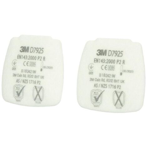 3M Partikel-Einlegefilter D7925 P2 R 4 Stk