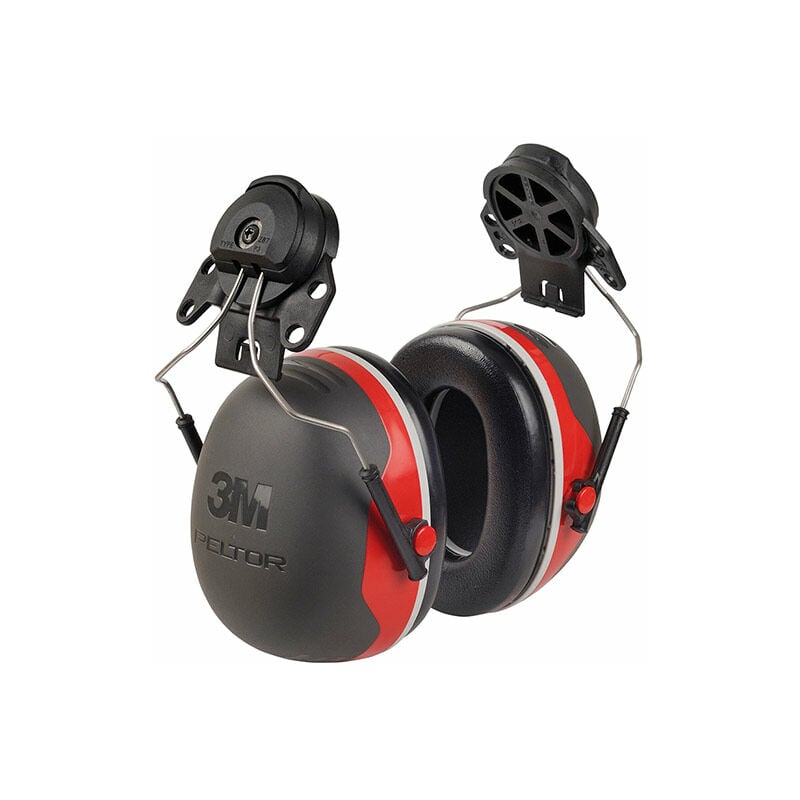 3m Peltor X3p3 Helmet Attachment Ear Defenders Red