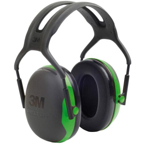3M™ PELTOR™Cuffie auricolari Serie X, X1A Cuffia temporale verde 27 dB
