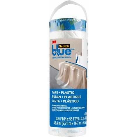 3M PT2093EL-107NEW Film de masquage bleu (transparent) (L x l) 17 m x 2.7 m 1 pc(s) - transparent, bleu