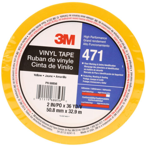 3M PVC-Klebeband weich, Farbe: YELLOW