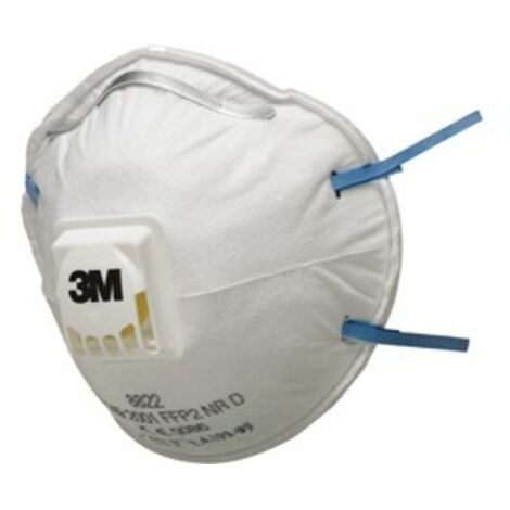 3M RESPIRATORE CON VALVOLA 8822-FFP2 NR D 3M 10 PZ