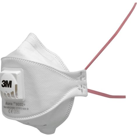 3M Respiratore mascherina Serie 9000 Art. 9332+ per polveri, Classe FFP3 NR D