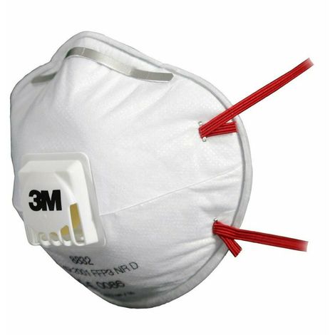 3M Respiratore Serie 8000 Art. 8832 per polveri, Classe FFP3 NR SCATOLA 5PZ
