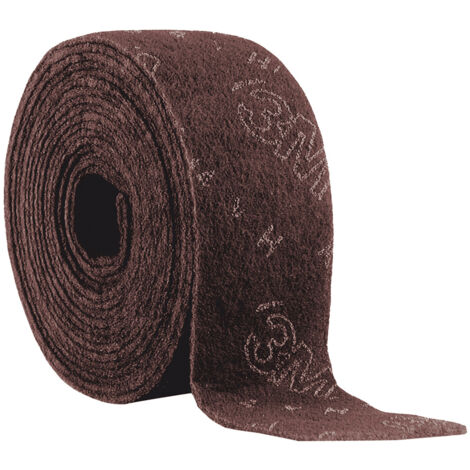 3M – Rouleau abrasif de ponceuse 100mm très fin – Non-tissé pour métaux, plastiques et bois – Longueur 10m pour finition précise