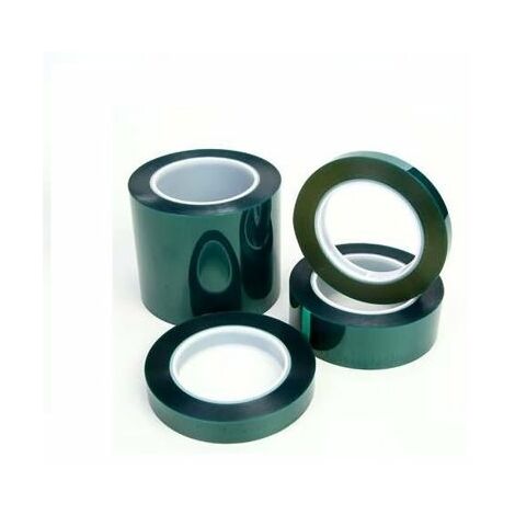 3M – Ruban de masquage polyester 25mm x 66m – Couleur verte – Adhérence exceptionnelle pour surfaces lisses – Modèle 8992