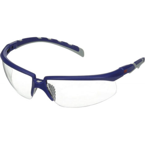 3M S2001AF-BLU Occhiali di protezione antiappannante, con protezione antigraffio, angolo regolabile Blu, Grigio EN 166
