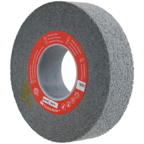 3M Scotch-Brite Kompakt-Entgratscheibe (SiC), DB-WL, Scheiben-⌀xBreitexBohrungs-⌀ 203X25X51 mm