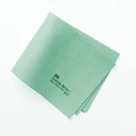 3M Scotch-Brite Panno di Pulizia in Microfibra, Micro Duett, Verde, 5 Pezzi
