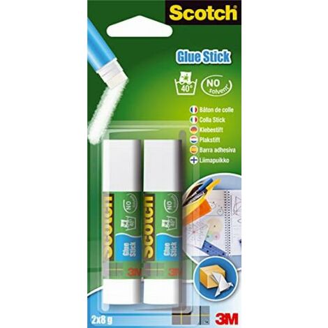 3M SCOTCH COLLA IN STICK DA 8 GR BIANCO CONF 2 Pz.
