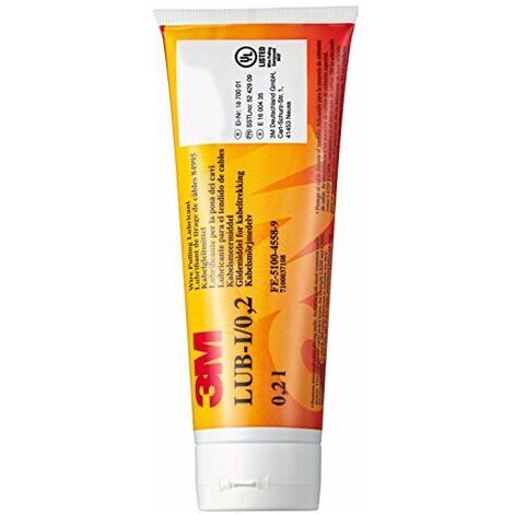 3M Scotch LUB-I Lubrificante per Posa Cavi, 0.2 litri, 1 Tubetto