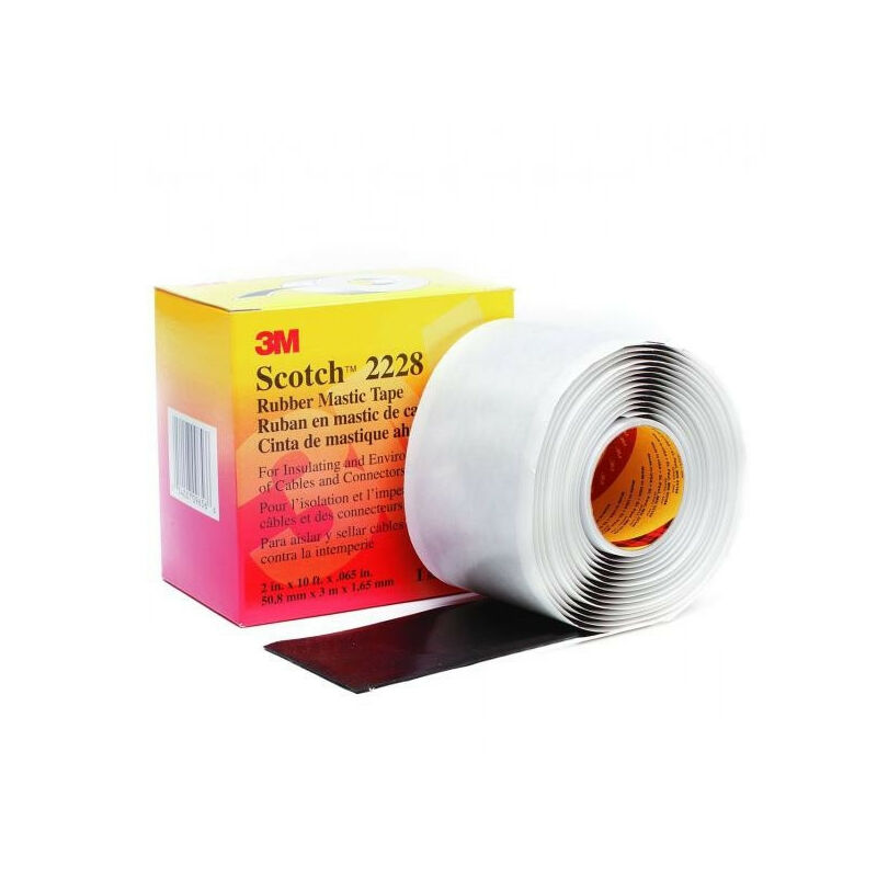 Scotch sellador bicapa rubber mastic 50MMX - 3M