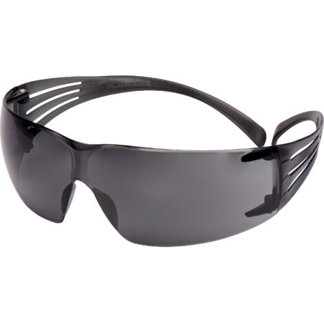 3M SECUREFIT 200 LUNETTES DE SÉCURITÉ MONTURE GRISE VERRE GRIS RÉSISTANT À LA CONDENSATION ET AUX RAYURES SF202AS/AF - 710011201