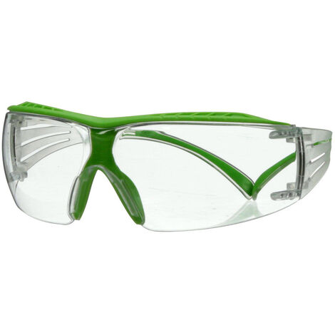 3M SecureFit SF401XSGAF-GRN Schutzbrille mit Antibeschlag-Schutz Grün