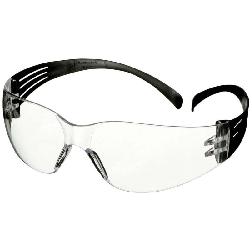 SF101AF-BLK Lunettes de protection avec protection anti-buée, avec protection anti-rayures noir - 3M