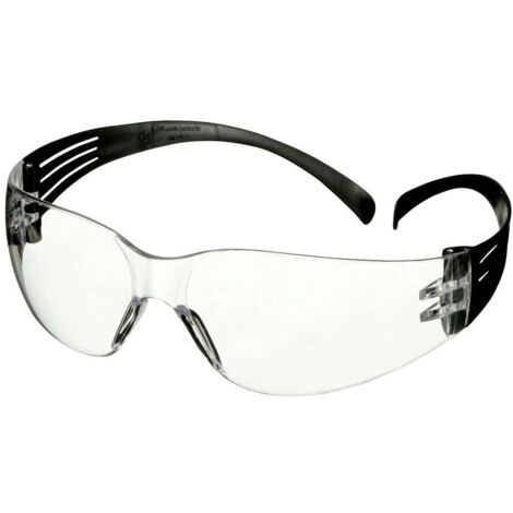 3M SF101AF-BLK Lunettes de protection avec protection anti-buée, avec protection anti-rayures noir