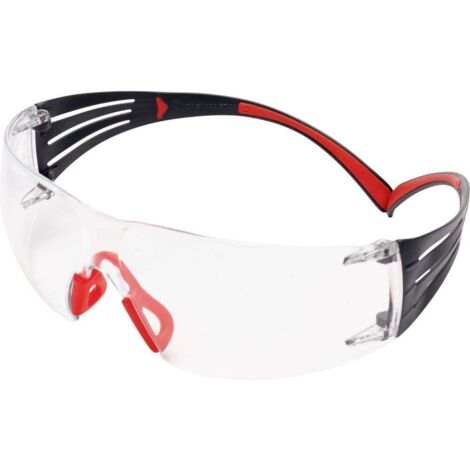 3M SF401SGAF-RED Surlunettes avec protection anti-buée rouge, gris EN 166, EN 170, EN 172 DIN 166, DIN 170, DIN 172