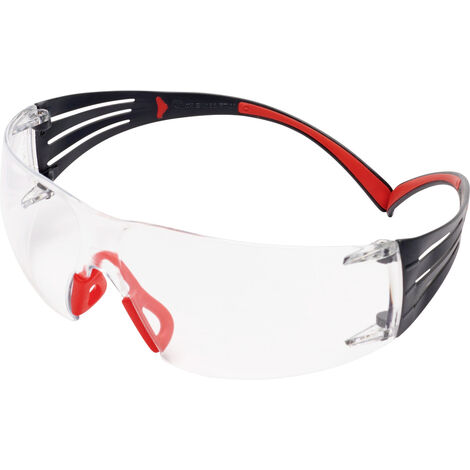 3M  SF401SGAF-RED Überbrille mit Antibeschlag-Schutz Rot, Grau EN 166, EN 170, EN 172 DIN 166, DIN 1